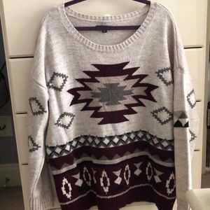 American Eagle Aztec Sweater